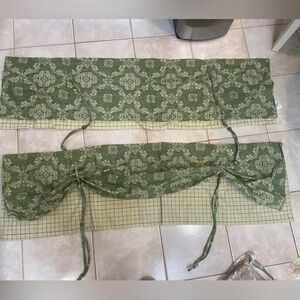 Better Homes And Gardens Green Patterned Curtains